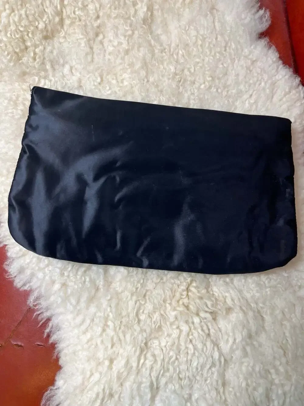 Unbranded black satin